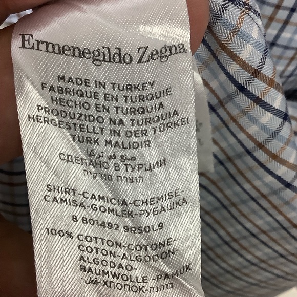 Ermenegildo Zegna Button Down Dress Shirt - Picture 6 of 7